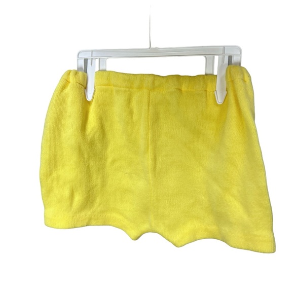 Vtg 80’s Soft Spun Acrylic Yellow/Orange/Brown top & Shorts set Sz 12 months - Picture 4 of 8